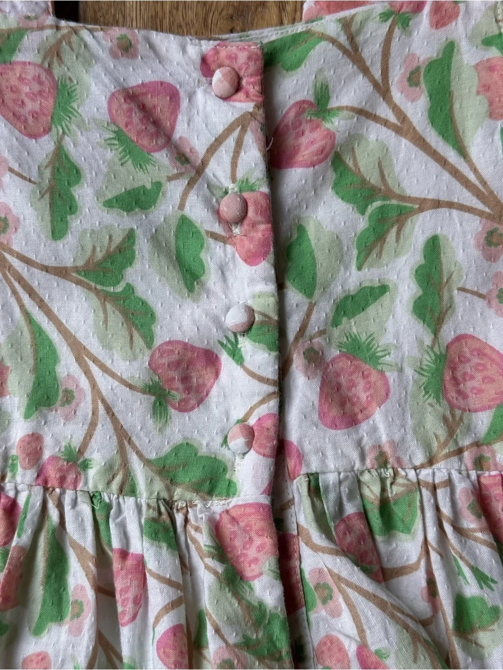 Cupcakes and Cashmere Strawberry Print Sundress size 5